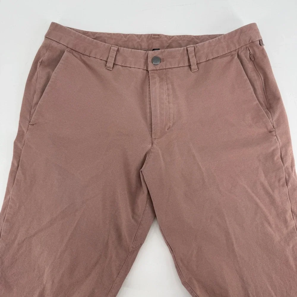 Lululemon Commission Pant Classic 36 Earth Color Clay Stretch Chino Trousers